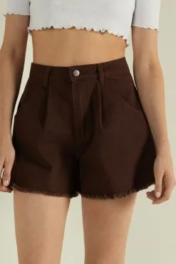 Tezenis Caramella High Waisted Denim Shorts
