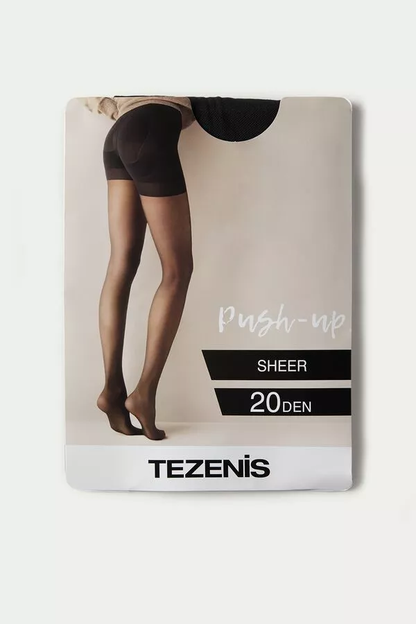 Tezenis 20 Den Sheer Push-Up Tights 3 Tezenis 20 Den Sheer Push-Up Tights - Image 3