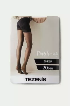 Tezenis 20 Den Sheer Push-Up Tights -Outlet Tops Store 1ZC021 1748 D1