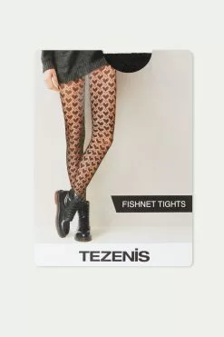 Tezenis Wide Beehive Fishnet Tights -Outlet Tops Store 1ZC063478V D1
