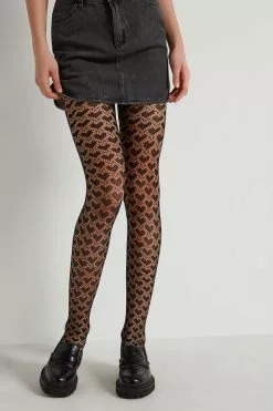 Tezenis Wide Beehive Fishnet Tights