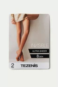 Tezenis 2 X 8 Den Super Sheer Tights 5 Tezenis 2 X 8 Den Super Sheer Tights -Outlet Tops Store 1ZC08M 2673 D1