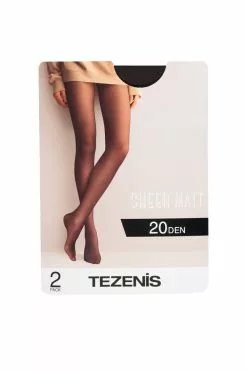 Tezenis 2 X 20 Den Sheer Tights -Outlet Tops Store 1ZC16M 1910 D1