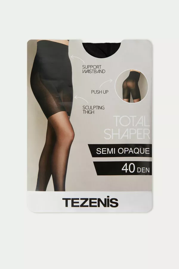 Tezenis Shaping Effect 40 Denier Tights 3 Tezenis Shaping Effect 40 Denier Tights - Image 3