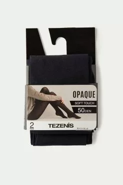 Tezenis 2 X 50 Den Opaque Microfiber Tights 5 Tezenis 2 X 50 Den Opaque Microfiber Tights -Outlet Tops Store 1ZC50M3620 D1