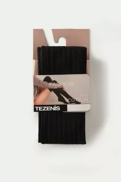 Tezenis Ribbed Over-The-Knee Socks -Outlet Tops Store 1ZG003 019 D1
