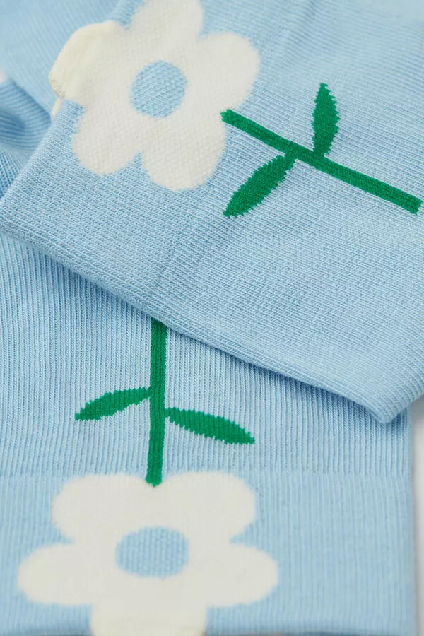 Tezenis Patterned Cotton Crew Socks 3 Tezenis Patterned Cotton Crew Socks - Image 3