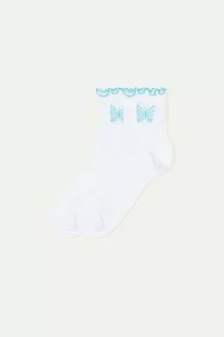 Tezenis Patterned Cotton Crew Socks