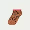 Tezenis Appliquéd Patterned Cotton No-Show Socks