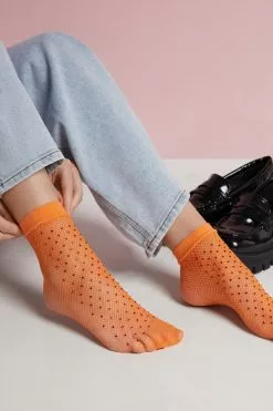 Tezenis Fishnet Socks With Rhinestones